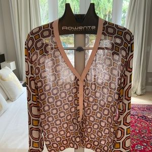 Tory Burch Geometric Wesley Cardigan